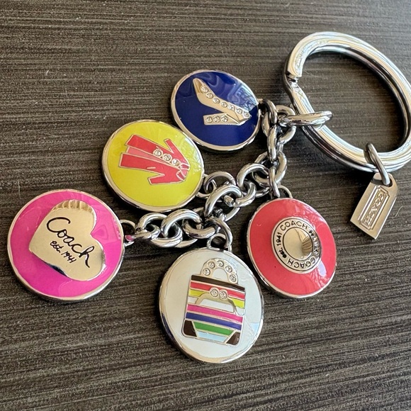 Coach Multi Icon Keychain - Picture 4 of 13